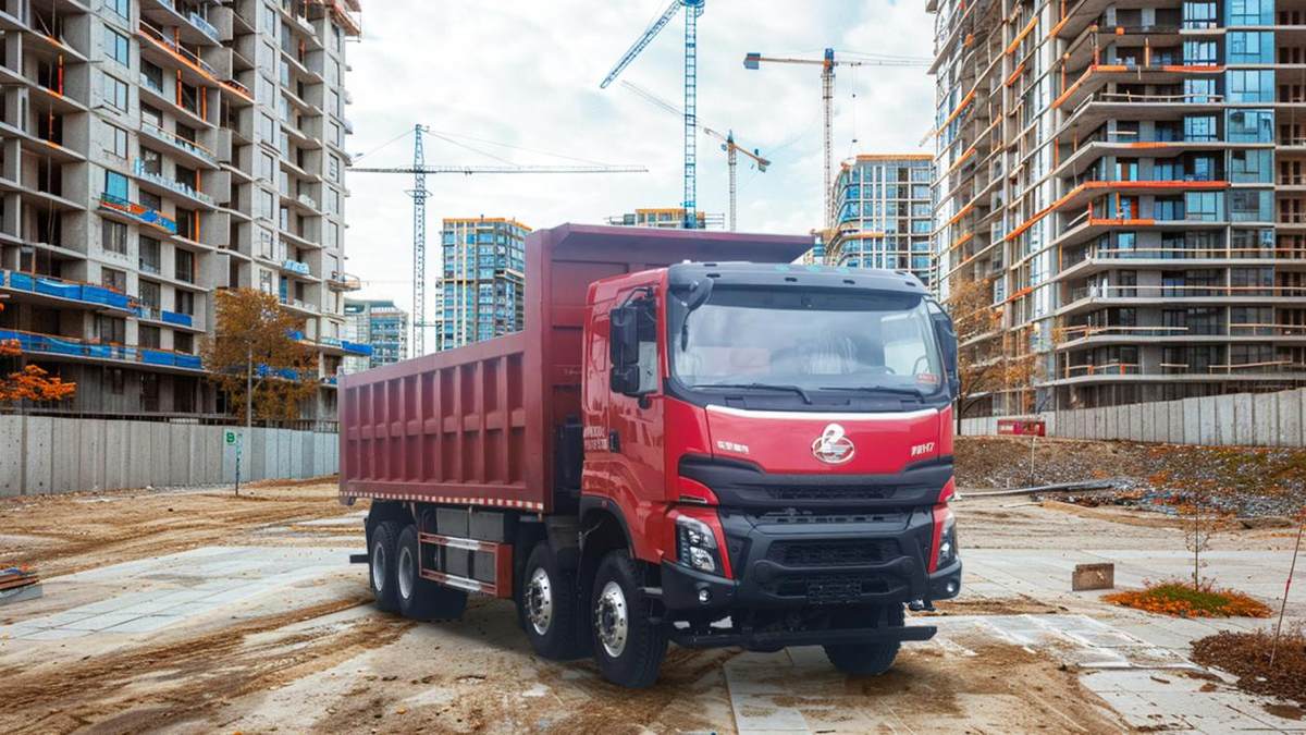 四大领先优势，乘龙H7 8x4纯电自卸车让工程运输更高效